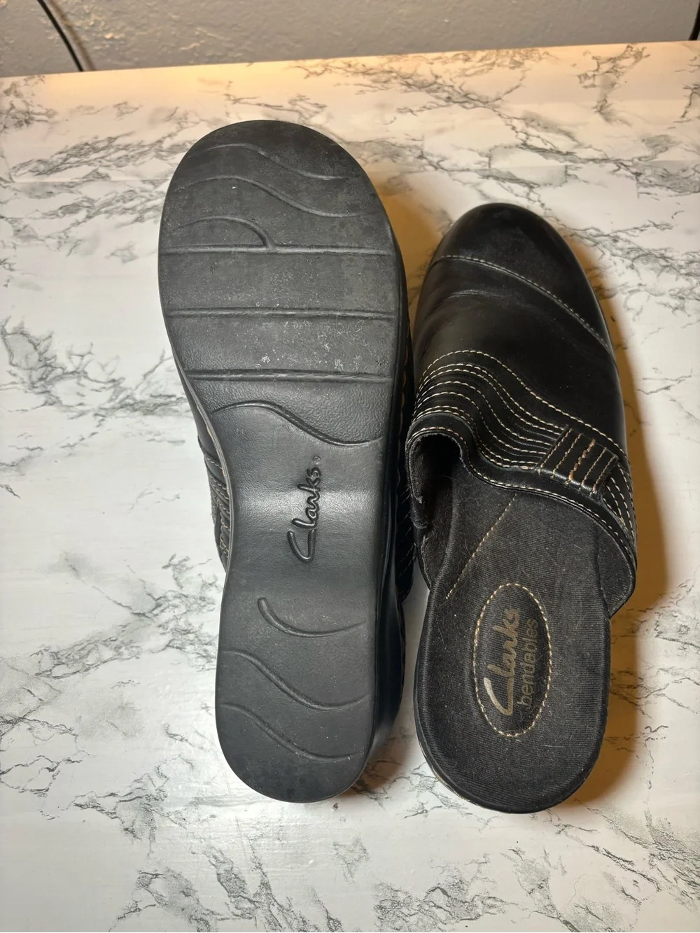 Women’s Black Slip-On Clogs